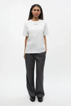 Enwilla Bukser, Grey/White Pinstriped, 36