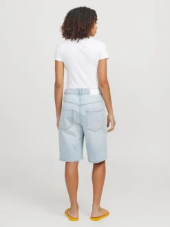 Erin Baggy Shorts, Light Blue Denim, XS