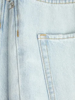 Erin Baggy Shorts, Light Blue Denim, XS