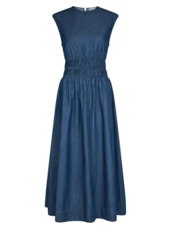 Esmy Denim Kjole, Blue, 38