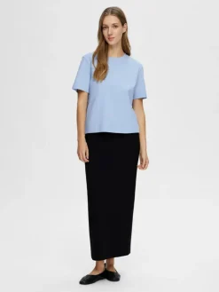 Essential Boxy T-shirt, Cashmere Blue, S