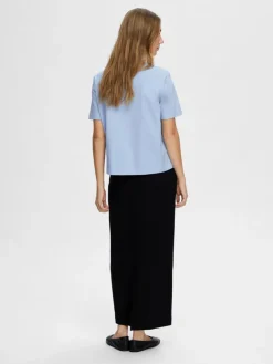 Essential Boxy T-shirt, Cashmere Blue, S