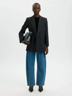 Essential Langærmet T-shirt, Black, M