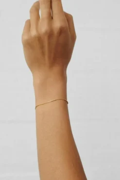 Eva Armbånd, Gold Plated, 16-19 cm