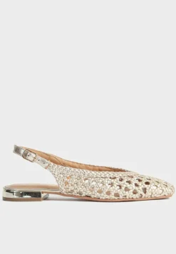 Evans Slingback Ballerinasko, Gold, 38