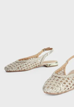 Evans Slingback Ballerinasko, Gold, 38