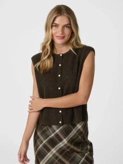 Everest Knit Vest, Brown, 34