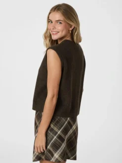 Everest Knit Vest, Brown, 34