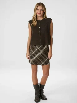 Everest Knit Vest, Brown, 34