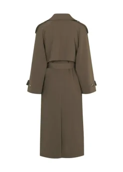 EvieMD Trenchcoat, Espresso, XS