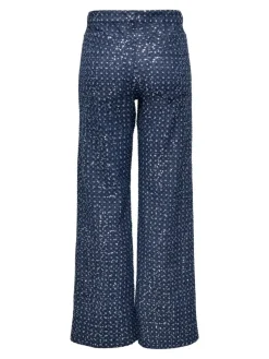 Evita Shimmer Jeans, Dark Blue Denim, XL