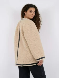 Fanny Teddy Jakke, Camel, 36