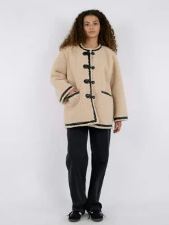 Fanny Teddy Jakke, Camel, 36