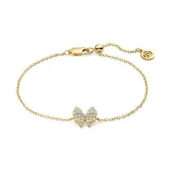 Farfalla Armbånd, Gold Plated, 18 cm