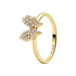 Farfalla Ring, Gold Plated, 56