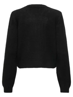 Faye Bow Cardigan, Black, L