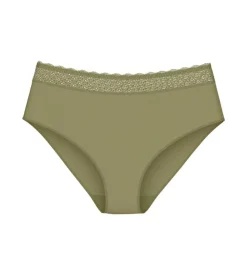 Feel of Modal Midi Trusser, Olive Gold, L