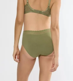 Feel of Modal Midi Trusser, Olive Gold, L