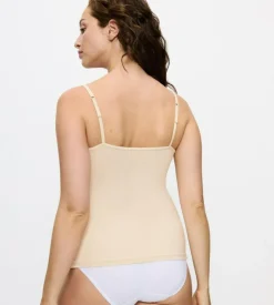 Feel of Modal Spaghetti Top, Creamy Dream, XS