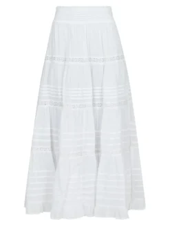 Felicia S Voile Nederdel, White, 36