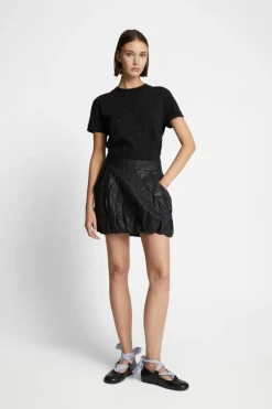 Fenella T-shirt, Black, 36