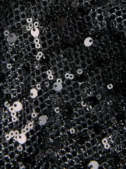 Fie Glitter Kjole, Black, L