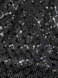 Fie Glitter Kjole, Black, L