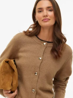 Fiona Cardigan, Silver Mink, XL