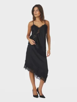 Fiora Lace Nederdel, Black, 40