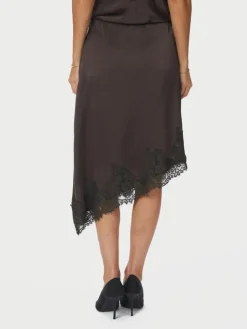 Fiora Lace Nederdel, Dark Brown, 40