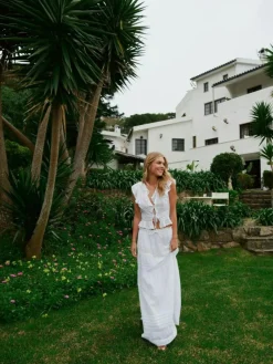 Fippo S Voile Nederdel, White, 42