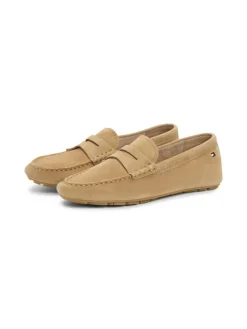 Flag Loafers, Safari Canvas, 42