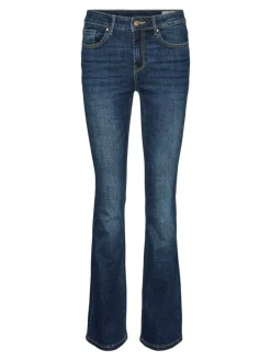 Flash Flared Jeans, Dark Blue Denim, XS/L32