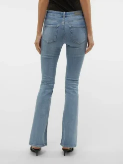 Flash Flared Jeans, Light Blue Denim, XS/L34