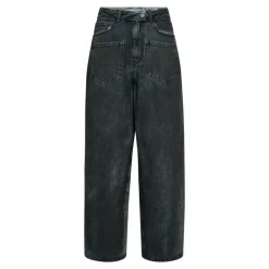 Flip Waist Pocket Jeans, Black, S