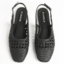 Flora Slingback Ballerinasko, Black, 36