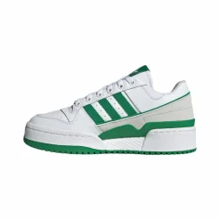 Forum Bold Stripes Sneakers, White/Green, 37 1/3