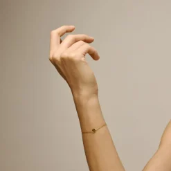 Four-Leaf Armbånd, Gold Plated, 15+4 cm