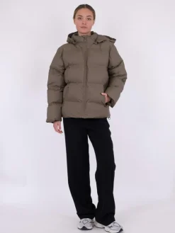 Fox C Jakke, Dark Taupe, 34