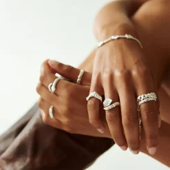 Fragment Silicium Ring, Silver, 56