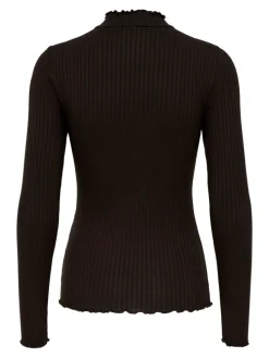 Fransiska Bluse, Black Coffee, L