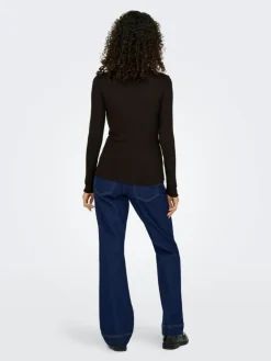 Fransiska Bluse, Black Coffee, L