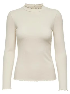 Fransiska Bluse, Whitecap Gray, M