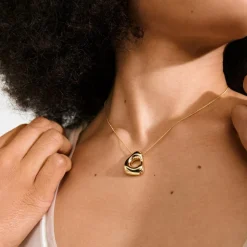 Free Halskæde, Gold Plated, 38+9 cm