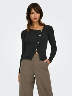 Freya Cardigan, Black, XL