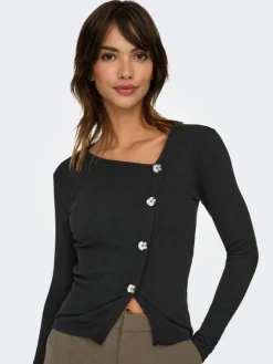 Freya Cardigan, Black, XL