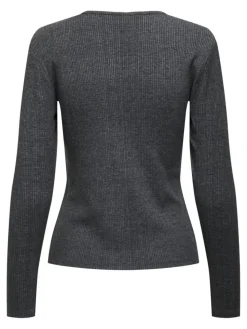 Freya Cardigan, Dark Grey Melange, M