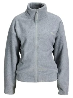 Freya Fleecejakke, Medium Grey Melange, XL