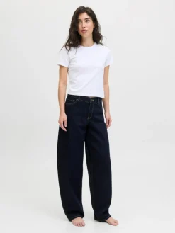 Fuji Barrel Jeans, Dark Blue Denim, W29/L32