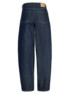 Fuji Ivy Barrel Jeans, Dark Blue Denim, W29/L30